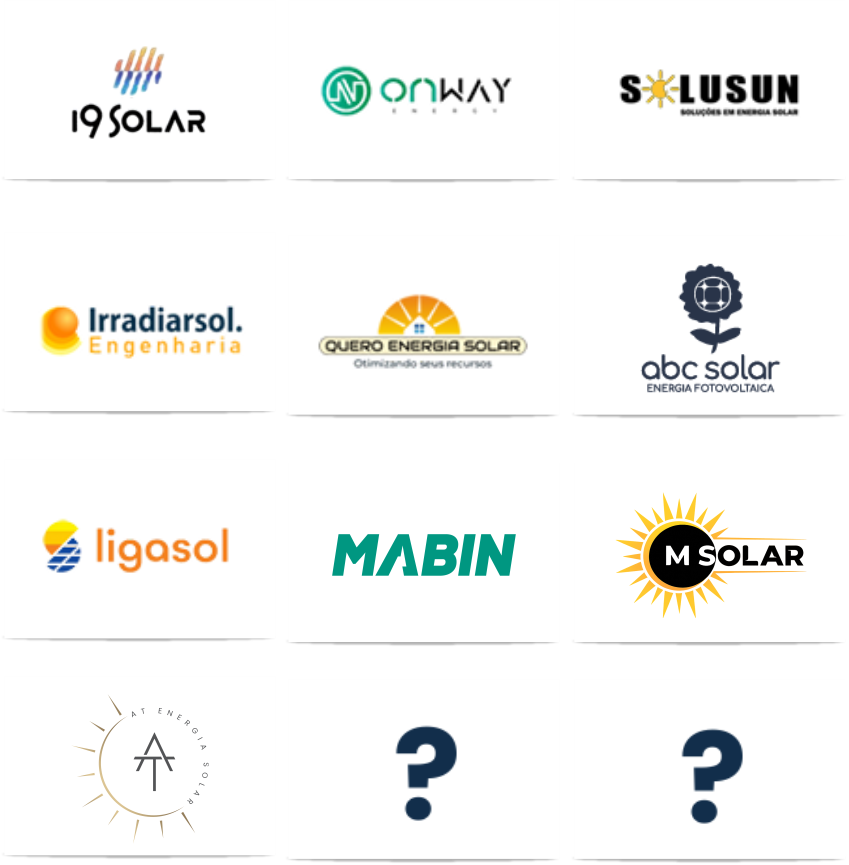 Logotipos da Rede7 Solar
